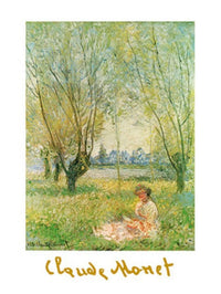 Claude Monet Donna sotto i salici Kunstdruck 60x80cm | Yourdecoration.de