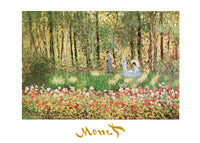 Claude Monet La famille d'artiste Kunstdruck 70x50cm | Yourdecoration.de