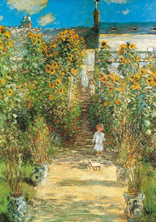 Claude Monet Il giardino di Monet Kunstdruck 70x100cm | Yourdecoration.de