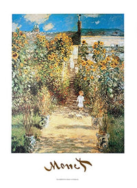 Claude Monet The Monet's Garden at VÃ©theuil Kunstdruck 50x70cm | Yourdecoration.de