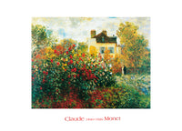 Claude Monet The Artist's Garden Kunstdruck 70x50cm | Yourdecoration.de