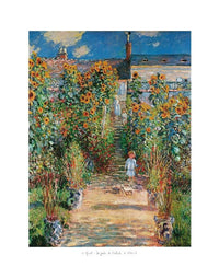Claude Monet Le jardin de l'artiste Kunstdruck 50x70cm | Yourdecoration.de