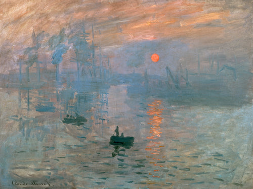 Claude Monet Impressionismo il levar Kunstdruck 80x60cm | Yourdecoration.de