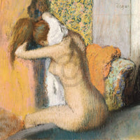 Edgar Degas Frau nach dem Bade Kunstdruck 80x60cm | Yourdecoration.de