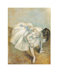 Edgar Degas Danseuse nouant son brodequin Kunstdruck 24x30cm | Yourdecoration.de
