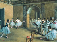 Edgar Degas The Dance Foyer at the Opera Kunstdruck 80x60cm | Yourdecoration.de