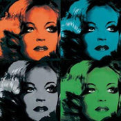 Günter Edlinger Romy Schneider Kunstdruck 80x80cm | Yourdecoration.de