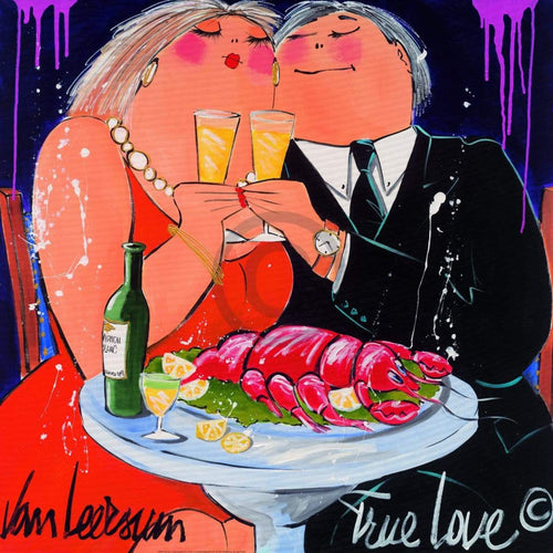 El van Leersum True Love Kunstdruck 70x70cm | Yourdecoration.de
