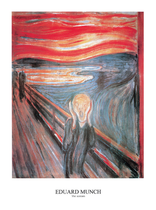 Edvard Munch The Scream Kunstdruck 60x80cm | Yourdecoration.de