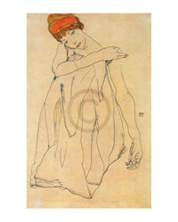 Egon Schiele Die TÃ¤nzerin Kunstdruck 40x50cm | Yourdecoration.de