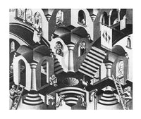 M. C. Escher Konkav und Konvexe Kunstdruck 65x55cm | Yourdecoration.de
