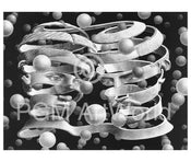 M. C. Escher Band ohne Ende Kunstdruck 65x55cm | Yourdecoration.de