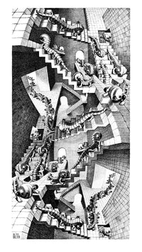 M. C. Escher Treppenhaus Kunstdruck 45x79cm | Yourdecoration.de