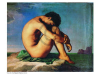 Hippolyte Flandrin Young Man Nude Kunstdruck 80x60cm | Yourdecoration.de
