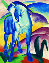 Franz Marc Blaues Pferd I Kunstdruck 70x90cm | Yourdecoration.de