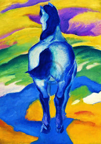 Franz Marc Blaues Pferd II Kunstdruck 70x100cm | Yourdecoration.de