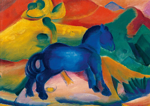 PGM Franz Marc Blaues Pferdchen Kunstdruck 30x21cm | Yourdecoration.de