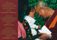 Johannes Frischknecht Dalai Lama with Child Kunstdruck 70x50cm | Yourdecoration.de