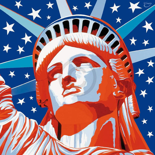 Vladimir Gorsky Statue of Liberty Kunstdruck 85x85cm | Yourdecoration.de