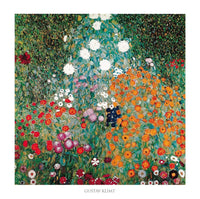Gustav Klimt Giardino fiorito Kunstdruck 70x70cm | Yourdecoration.de