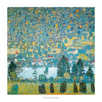 Gustav Klimt Pendio montano a Unterach Kunstdruck 70x70cm | Yourdecoration.de