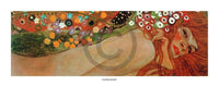 Gustav Klimt Acqua Mossa Kunstdruck 50x20cm | Yourdecoration.de
