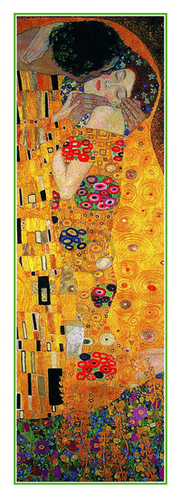 Gustav Klimt The Kiss Kunstdruck 50x138cm | Yourdecoration.de