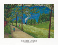 Gabriele MÃ¼nter Der letzte Schnauferlzug 1924 Kunstdruck 90x70cm | Yourdecoration.de