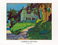 Gabriele MÃ¼nter Sommer 1908 Haus mit Apfelbaum Kunstdruck 90x70cm | Yourdecoration.de