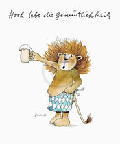 Janosch Gemütlichkeit Kunstdruck 48x58cm | Yourdecoration.de