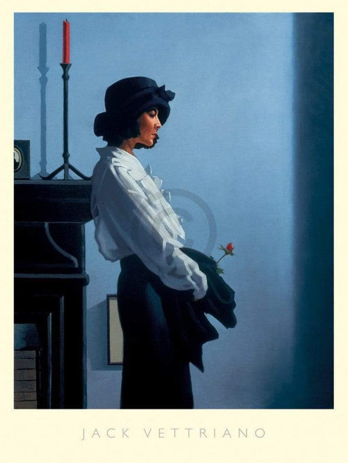 Jack Vettriano Valentine Rose Kunstdruck 60x80cm | Yourdecoration.de