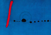 Joan Miro Bleu II Kunstdruck 100x70cm | Yourdecoration.de