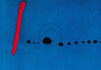 Joan Miro Bleu II Kunstdruck 100x70cm | Yourdecoration.de