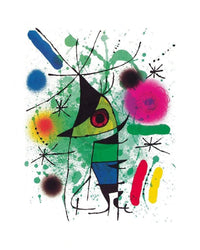 Joan Miro The singing Fish Kunstdruck 40x50cm | Yourdecoration.de