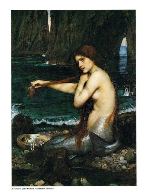 John William Waterhouse A Mermaid Kunstdruck 60x80cm | Yourdecoration.de