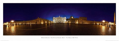 Marcin Klaban San Pietro Square, Rome Kunstdruck 95x33cm | Yourdecoration.de