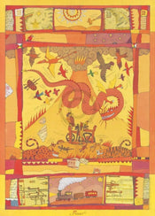 Vitali P. Konstantinov Feuer Kunstdruck 48x67cm | Yourdecoration.de