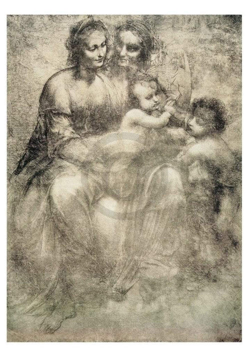 Leonardo Da Vinci La vergine Kunstdruck 35x50cm | Yourdecoration.de
