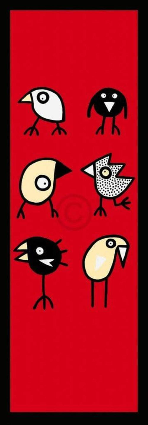 Birdman Hans Lan Happy together Kunstdruck 35x100cm | Yourdecoration.de