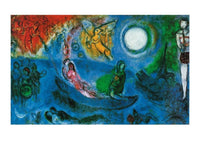 Marc Chagall Il concerto, 1957 Kunstdruck 80x60cm | Yourdecoration.de