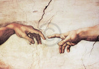 Michelangelo Creazione di Adamo Kunstdruck 100x70cm | Yourdecoration.de