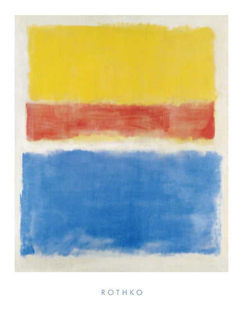 Mark Rothko Untitled Yellow Red and Blue Kunstdruck 60x80cm | Yourdecoration.de