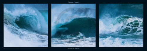 Laurent Pinsard Waves in motion Kunstdruck 95x33cm | Yourdecoration.de