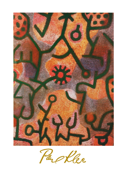 Paul Klee Flora di Roccia Kunstdruck 60x80cm | Yourdecoration.de
