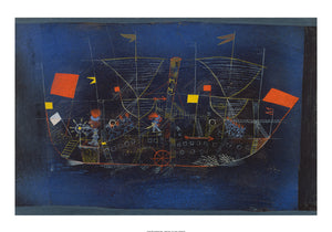 Paul Klee Abenteuerschiff Kunstdruck 100x70cm | Yourdecoration.de