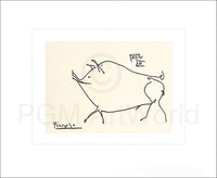 Pablo Picasso Le petit cochon Kunstdruck 60x50cm | Yourdecoration.de