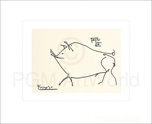 Pablo Picasso Le petit cochon Kunstdruck 60x50cm | Yourdecoration.de
