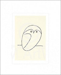 Pablo Picasso Le Hibou Kunstdruck 50x60cm | Yourdecoration.de