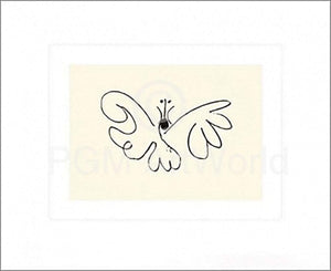 Pablo Picasso Le Papillon Kunstdruck 50x60cm | Yourdecoration.de