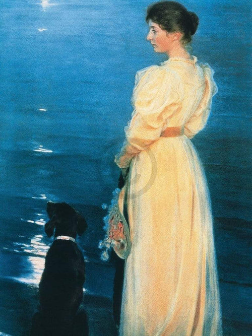 Peter Severin KrÃ¸yer Summer evening at Skagen Kunstdruck 60x80cm | Yourdecoration.de